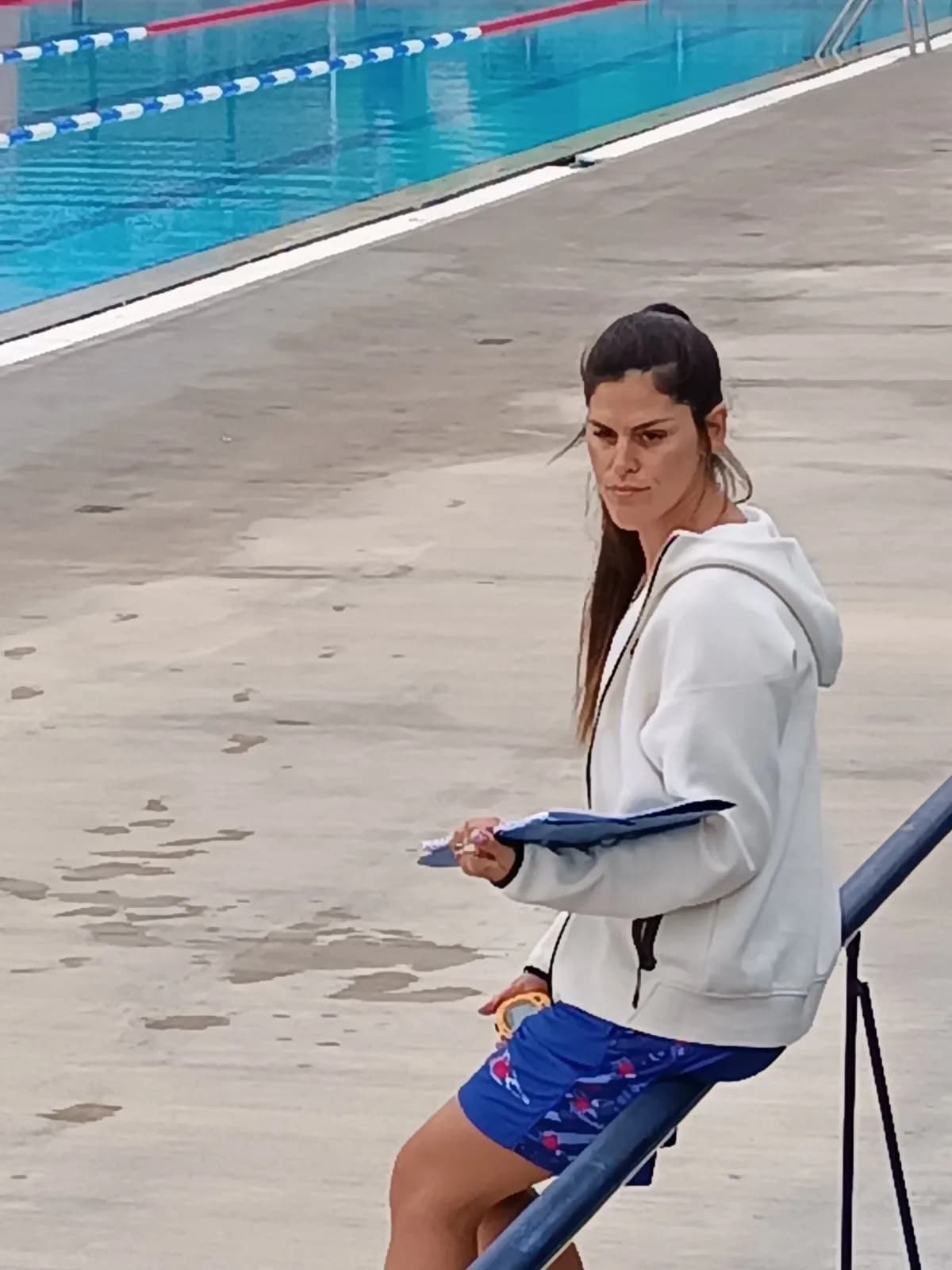 Η Ντέπη Καμπέρη, ιδρύτρια της Κολύμβησης Ρόδος